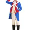 Men's Blue American Revolution Soldier Costume