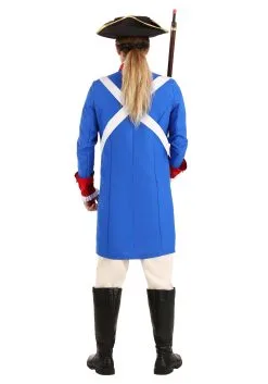 Men's Blue American Revolution Soldier Costume -Halloween Costumes Outlet Store mens american revolution soldier costume alt 2