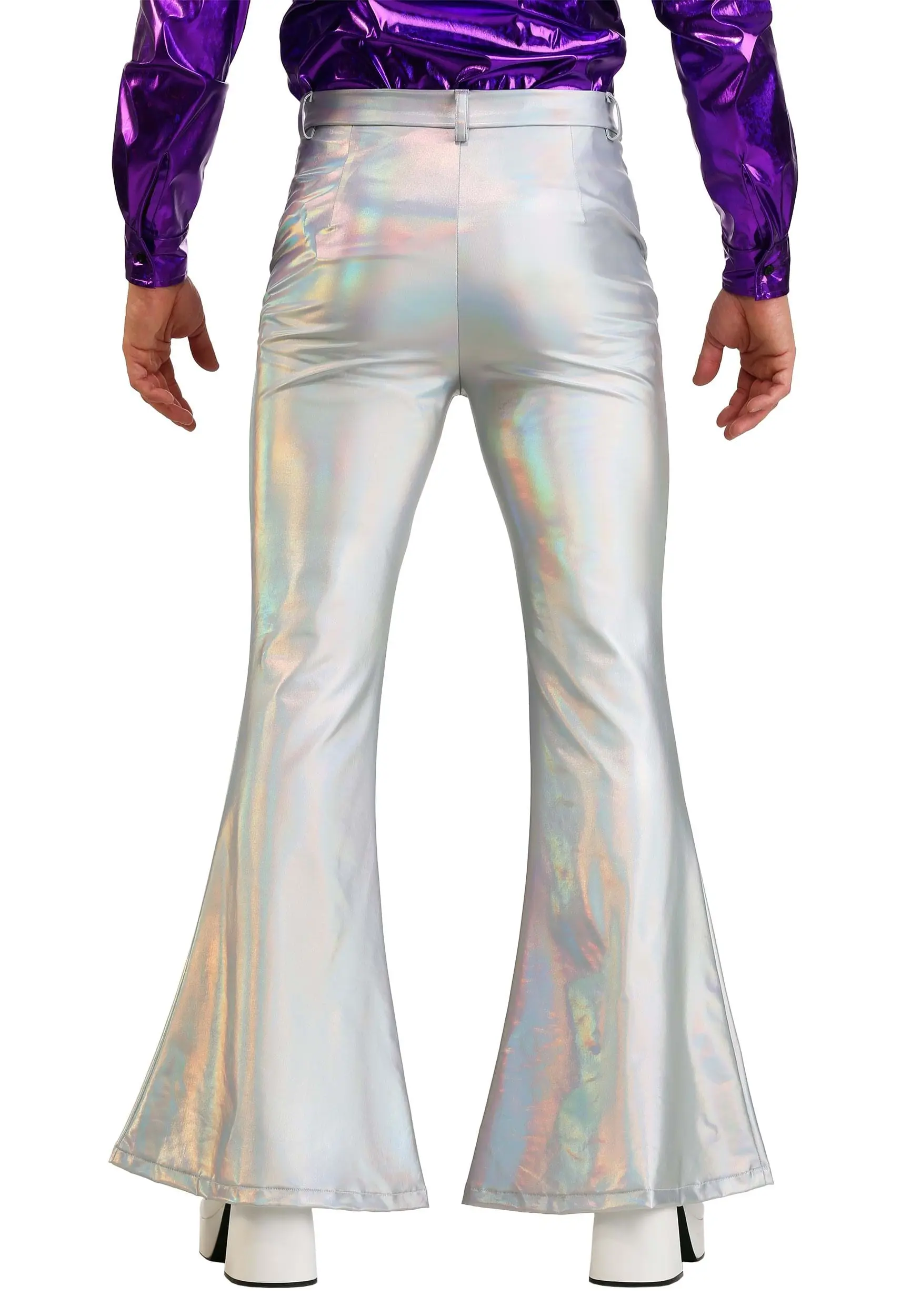 Men's Holographic Disco Pants 7 Men's Holographic Disco Pants - Image 5