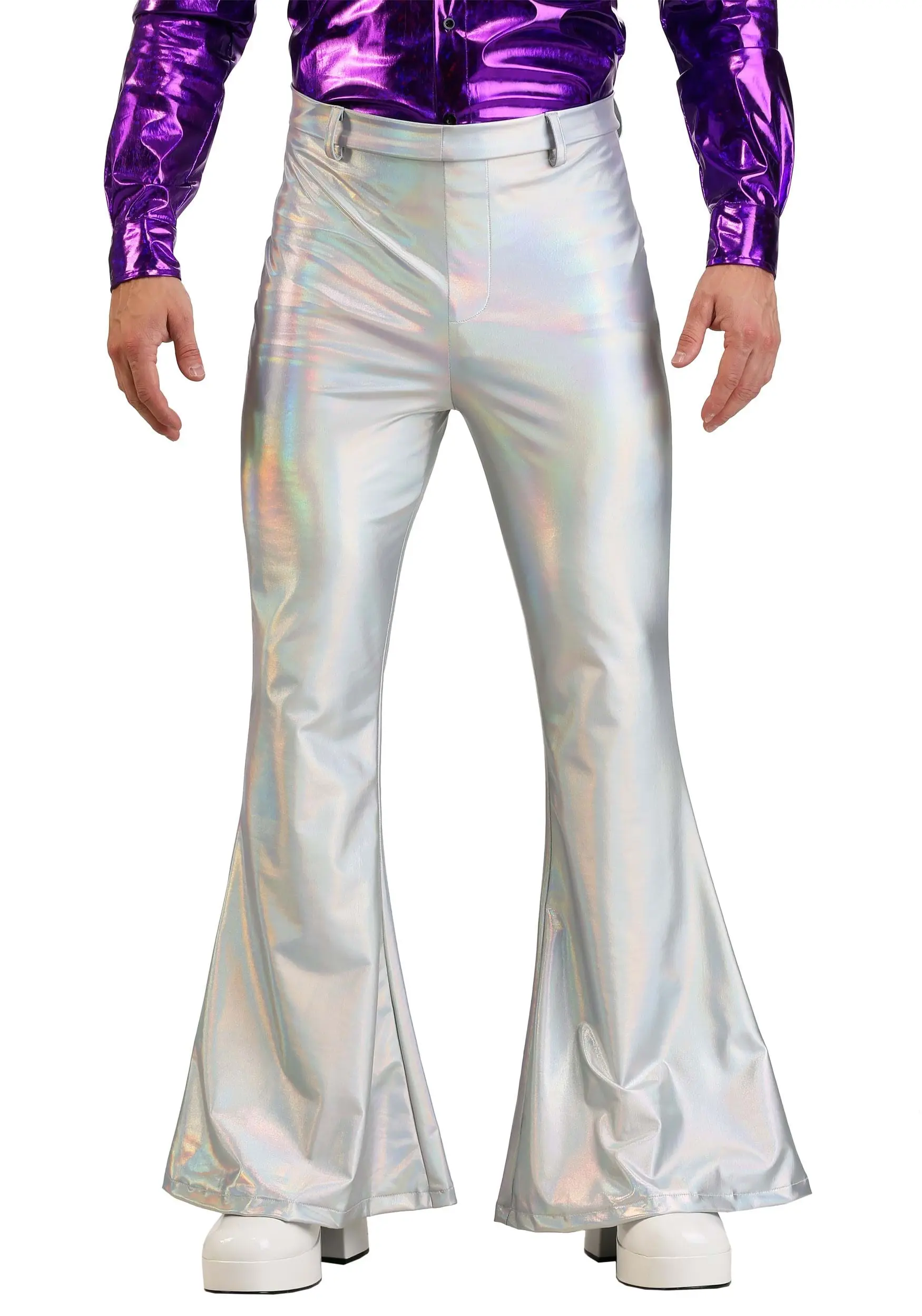 Men's Holographic Disco Pants 8 Men's Holographic Disco Pants - Image 6