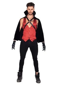 Sexy Vampire Costume For Men 7 Sexy Vampire Costume For Men -Halloween Costumes Outlet Store mens sexy vampire costume alt 2