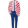 Men's United Stripes Suit Costume