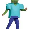 Minecraft Deluxe Zombie Costume For Kids