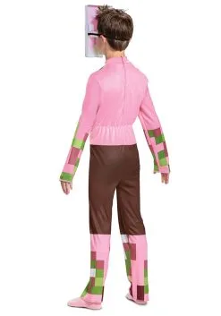 Kids Minecraft Zombie Pigman Classic Costume 5 Kids Minecraft Zombie Pigman Classic Costume -Halloween Costumes Outlet Store minecraft zombie pigman classic child costume alt 1