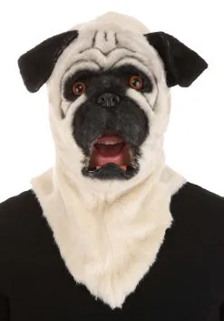 Mouth Mover Pug Mask -Halloween Costumes Outlet Store mouth mover pug mask alt 1