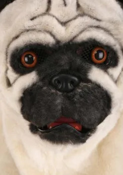 Mouth Mover Pug Mask -Halloween Costumes Outlet Store mouth mover pug mask alt 5