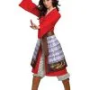 Mulan Deluxe Hero Red Costume For Women