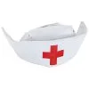 White Nurse Costume Cap For Women