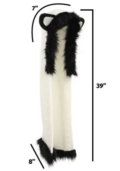 Panda | Knit Hood -Halloween Costumes Outlet Store panda knit hood alt 3