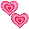 Pastease Pink & Red Heart Pasties For Adults -Halloween Costumes Outlet Store pastease pink red heart pasties