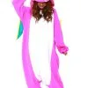 Pink Dragon Kigurumi -Halloween Costumes Outlet Store pink dragon kigurumi