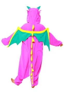 Pink Dragon Kigurumi -Halloween Costumes Outlet Store pink dragon kigurumi alt 2