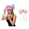Drinking Hat With Pink Feather Trim -Halloween Costumes Outlet Store pink feather trim drinking hat
