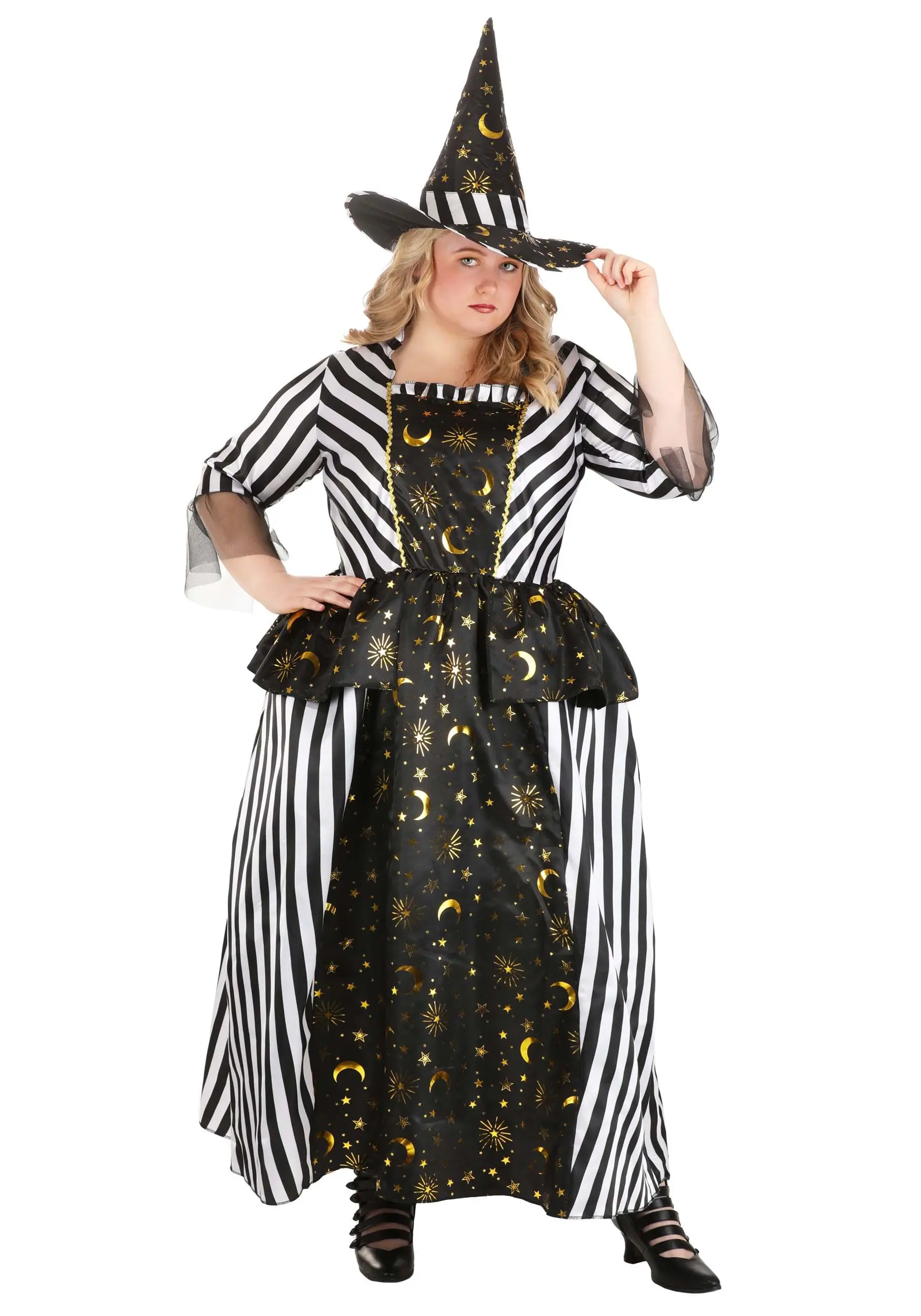 Plus Size Rococo Witch Costume Dress For Women 4 Plus Size Rococo Witch Costume Dress For Women - Image 2