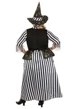 Plus Size Rococo Witch Costume Dress For Women 9 Plus Size Rococo Witch Costume Dress For Women -Halloween Costumes Outlet Store plus size adult rococo witch costume alt 2