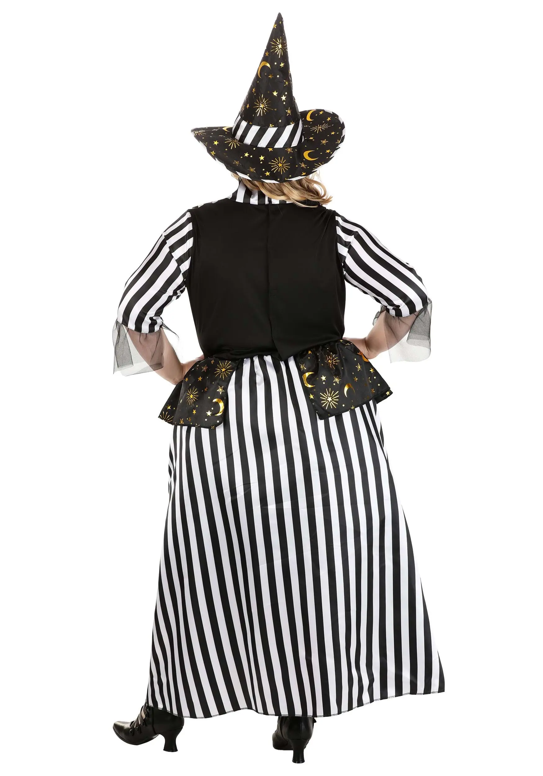 Plus Size Rococo Witch Costume Dress For Women 5 Plus Size Rococo Witch Costume Dress For Women - Image 3