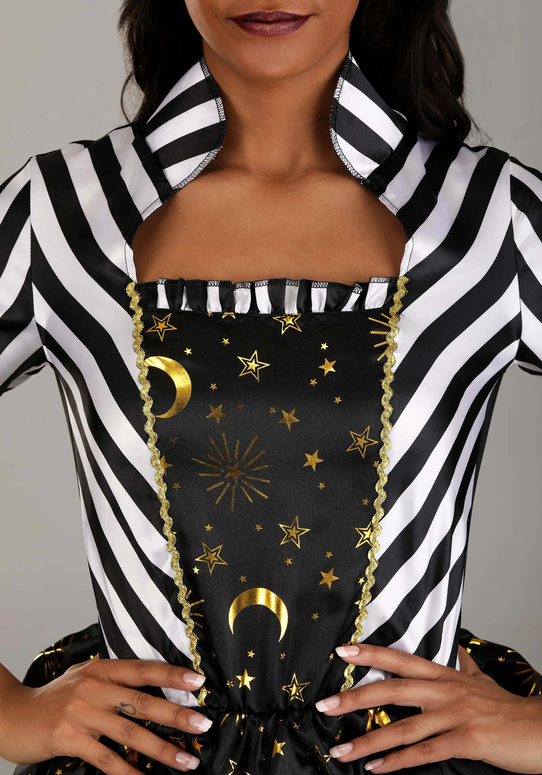 Plus Size Rococo Witch Costume Dress For Women 7 Plus Size Rococo Witch Costume Dress For Women - Image 5