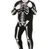Plus Size Authentic Karate Kid Skeleton Suit For Adults -Halloween Costumes Outlet Store plus size authentic karate kid skeleton suit