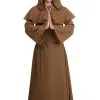 Men's Plus Size Brown Monk Robe Costume