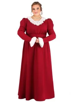 Plus Size Abigail Adams Costume For Women