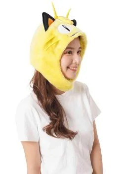 Pokemon Meowth Kigurumi Costume Hat -Halloween Costumes Outlet Store pokemon meowth kigurumi hat alt 2
