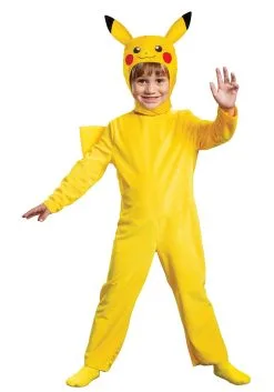 Pokemon Toddler Pikachu Classic Costume -Halloween Costumes Outlet Store pokemon toddler pikachu classic costume alt 1