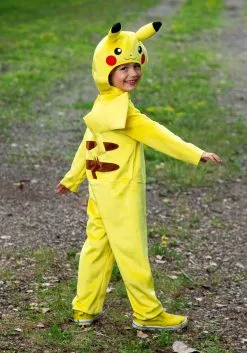 Pokemon Toddler Pikachu Classic Costume -Halloween Costumes Outlet Store pokemon toddler pikachu classic costume alt 3