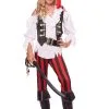 Girl's Posh Pirate Costume -Halloween Costumes Outlet Store posh pirate