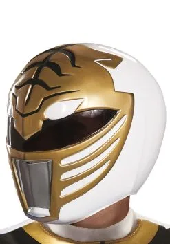 Adult Power Rangers White Ranger Helmet