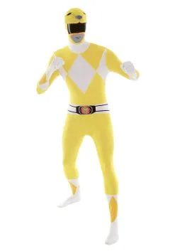 Power Rangers: Yellow Ranger Morphsuit Costume -Halloween Costumes Outlet Store power rangers yellow ranger morphsuit image2