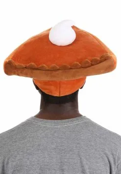 Pumpkin Pie Costume Hat For Adults -Halloween Costumes Outlet Store pumpkin pie hat alt 1
