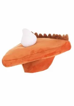 Pumpkin Pie Costume Hat For Adults -Halloween Costumes Outlet Store pumpkin pie hat alt 2