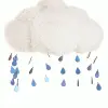Adult Sherpa Light-Up Rain Cloud Costume Hat