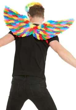 Rainbow Wings For Adults -Halloween Costumes Outlet Store rainbow wings alt 1