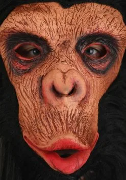 Realistic Chimpanzee Costume Mask For Adults -Halloween Costumes Outlet Store realistic chimpanzee costume mask alt 2