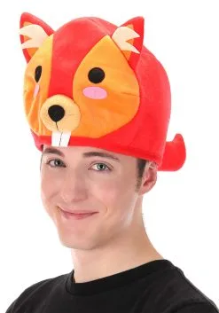 Kid's Red Squirrel Quirky Kawaii Hat -Halloween Costumes Outlet Store red squirrel quirky kawaii hat alt 1