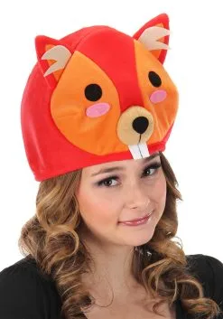 Kid's Red Squirrel Quirky Kawaii Hat -Halloween Costumes Outlet Store red squirrel quirky kawaii hat alt 2