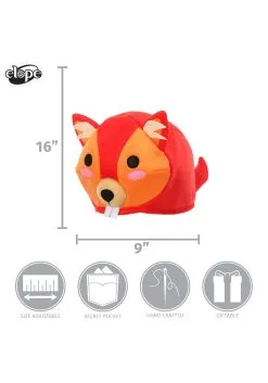 Kid's Red Squirrel Quirky Kawaii Hat -Halloween Costumes Outlet Store red squirrel quirky kawaii hat alt 5