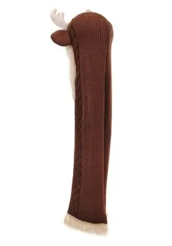 Knit Reindeer Hood -Halloween Costumes Outlet Store reindeer knit hood alt 2