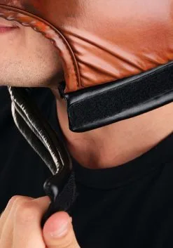 Retro Robot Bronze Costume Helmet -Halloween Costumes Outlet Store retro robot helmet alt 2 upd