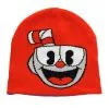 Cuphead Reversible Knit Hat -Halloween Costumes Outlet Store reversible cuphead knit hat main