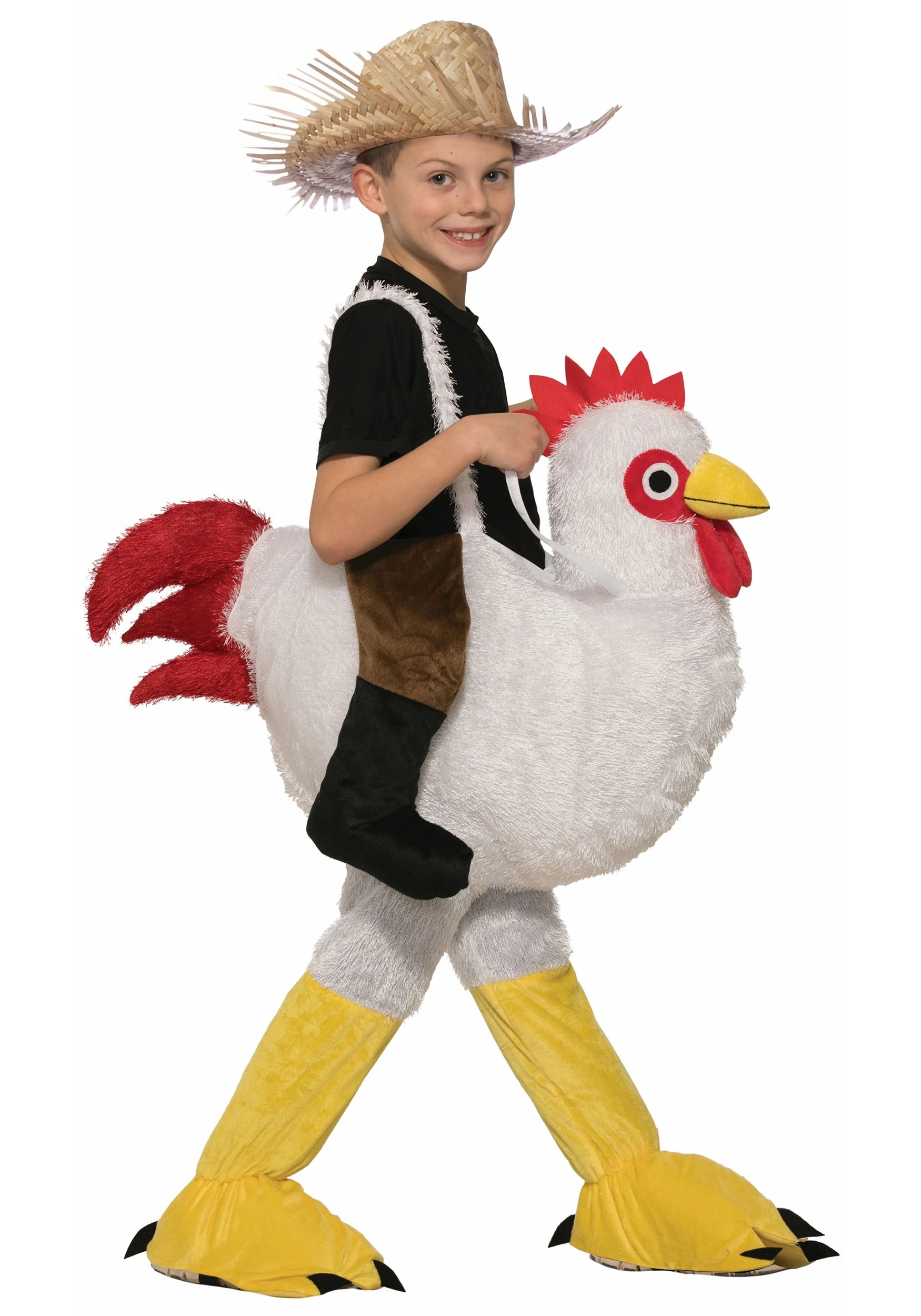 Ride A Chicken Kid's Costume 3 Ride A Chicken Kid's Costume