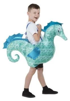 Ride A Seahorse Kids Costume -Halloween Costumes Outlet Store ride a seahorse child costume alt 1