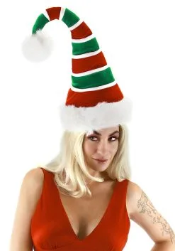 Adult Soft Ridged Santa Hat