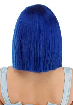 Royal Blue Bob Wig Accessory 7 Royal Blue Bob Wig Accessory -Halloween Costumes Outlet Store royal blue bob wig alt 2