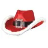 Santa Cowboy Hat For Adults