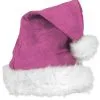 Deluxe Pink Velvet Santa Hat