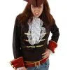 Scallywag Blood Red Costume Hat For Adults