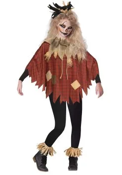 Scary Kid's Scarecrow Poncho