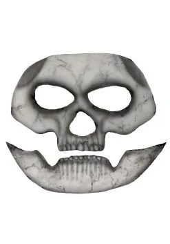 Self-Adhering Skeleton Costume Mask With Separate Jaw Piece 9 Self-Adhering Skeleton Costume Mask With Separate Jaw Piece -Halloween Costumes Outlet Store self adhering skeleton mask with separate jaw pc alt 1